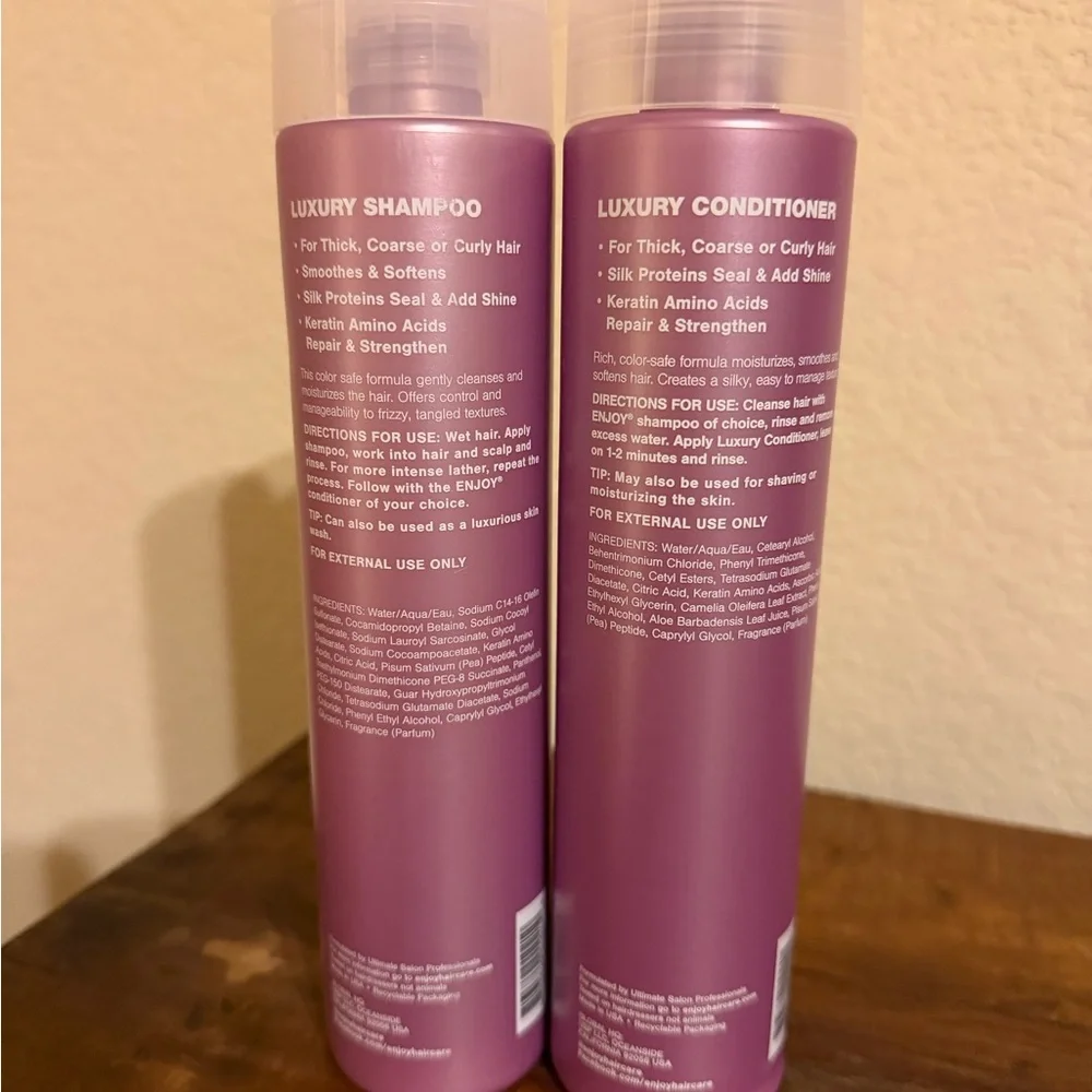 Enjoy Luxe Luxury Sulfate-Free Shampoo and Conditioner 10oz Duo - Picture 4 of 4
